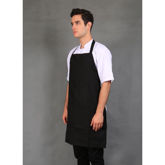 celemek masak bahan kain tebal/celemek kain katun celemek anti minyak dan anti air dewasa/celemek ap