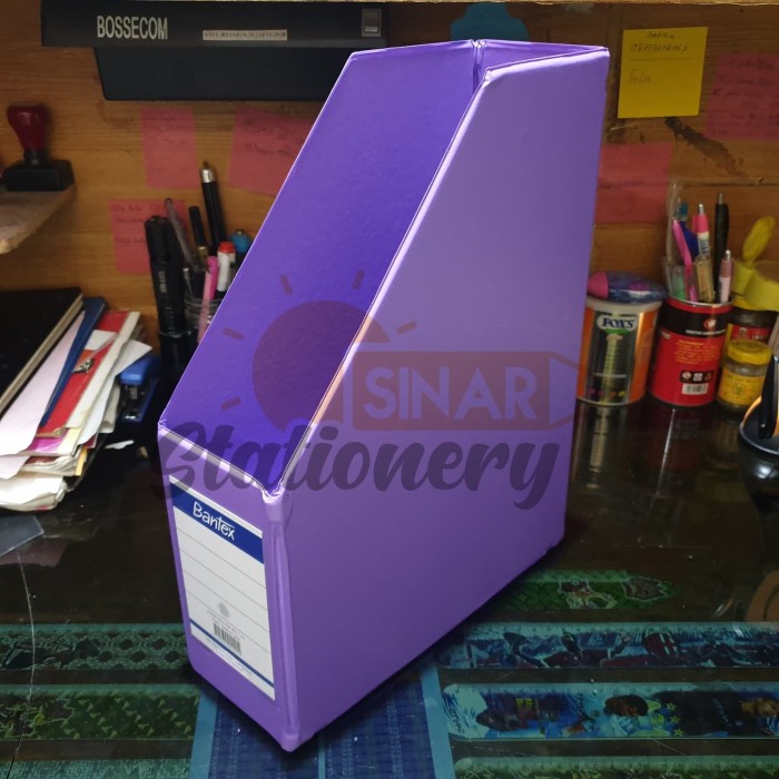 

File-Box- Boxfile Bantex Jumbo Lilac 4011 21 -Box-File.