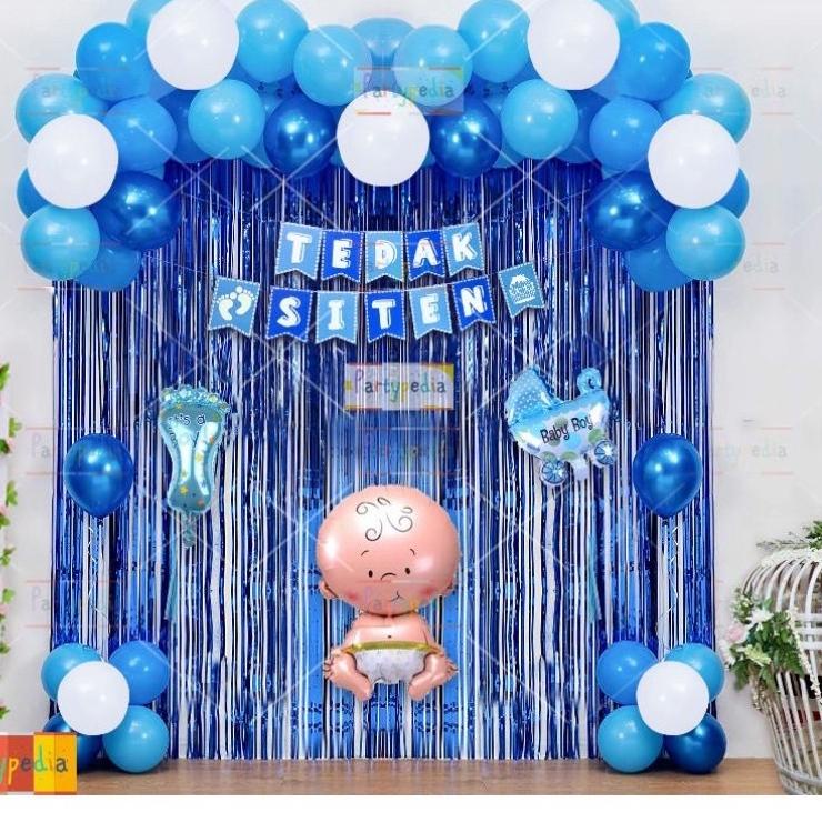 (SALE) (01) PAKET DEKORASI TEDAK SITEN BALON MURAH