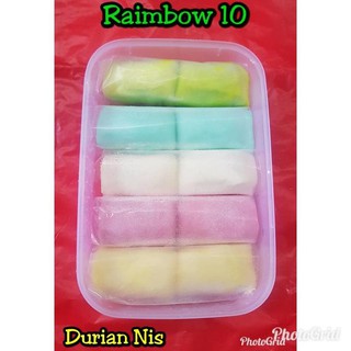 

ENAK Pancake durian Raindbow (isi10) TERLEZAT