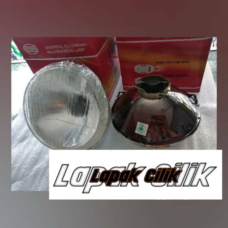 Reflektor Autopal 5inch H4 Kaca Lampu Depan CB 5 inch