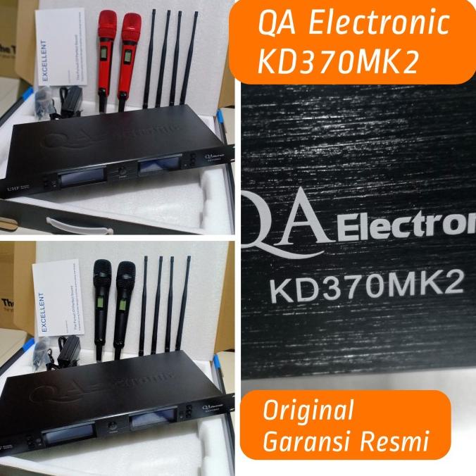 mic wireless qa electronic kd370 original