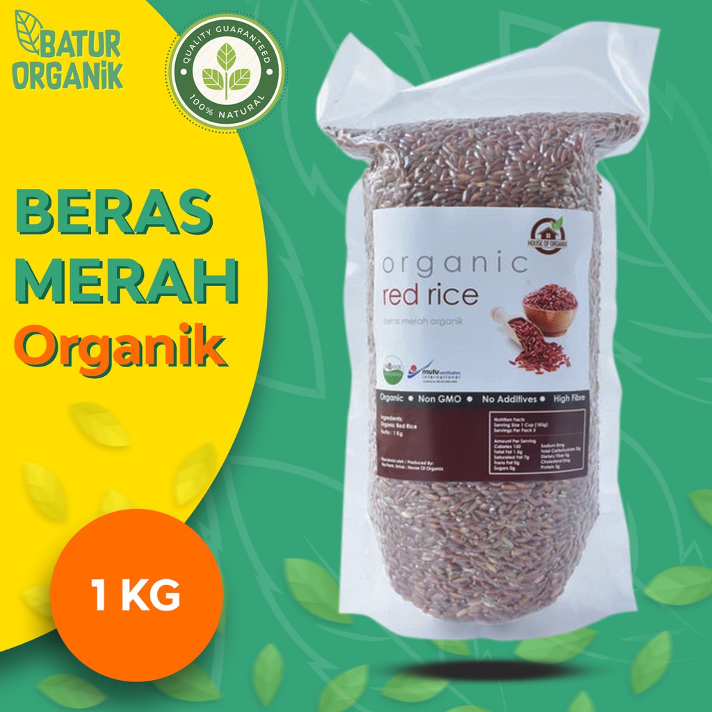 

BERAS MERAH ORGANIK 1 KG BERAS DIET BERAS MPASI