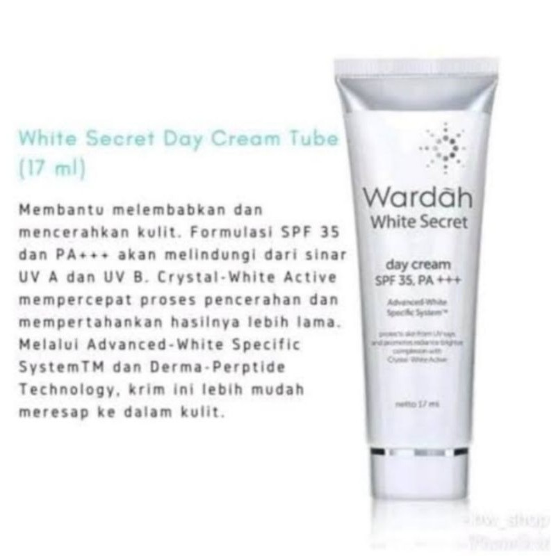 wardah white secret night cream