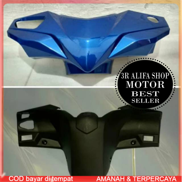 Cover Batok kepala depan belakangan motor Honda Beat fi 2013 - 2015 Biru Terlaris MURAH