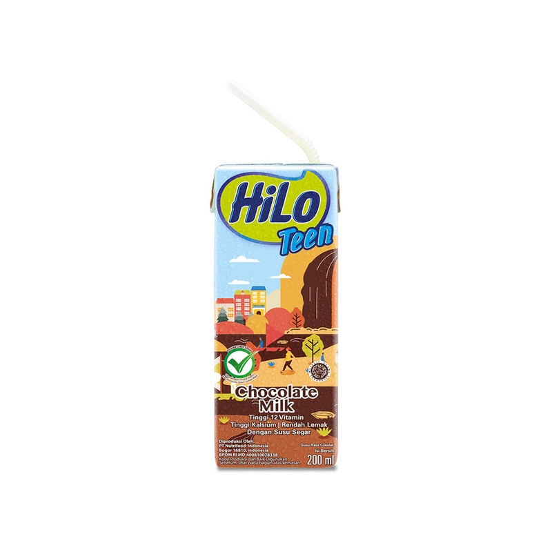 

Hilo Teen Susu Cair Uht Chocolate 200Ml - Alhanan/04