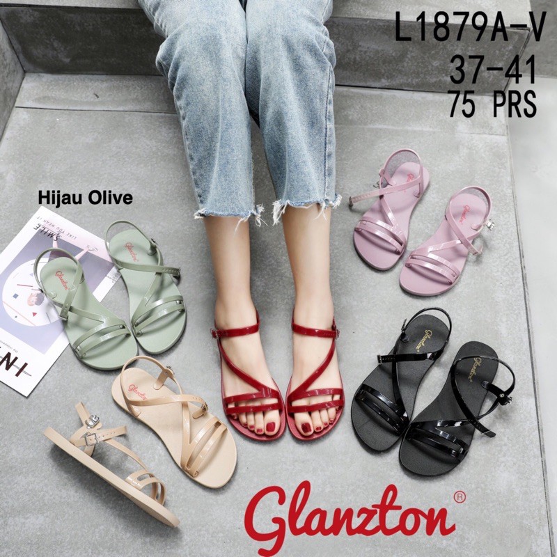 Sandal Tali Wanita Jelly Shoes Tali KODE L1879