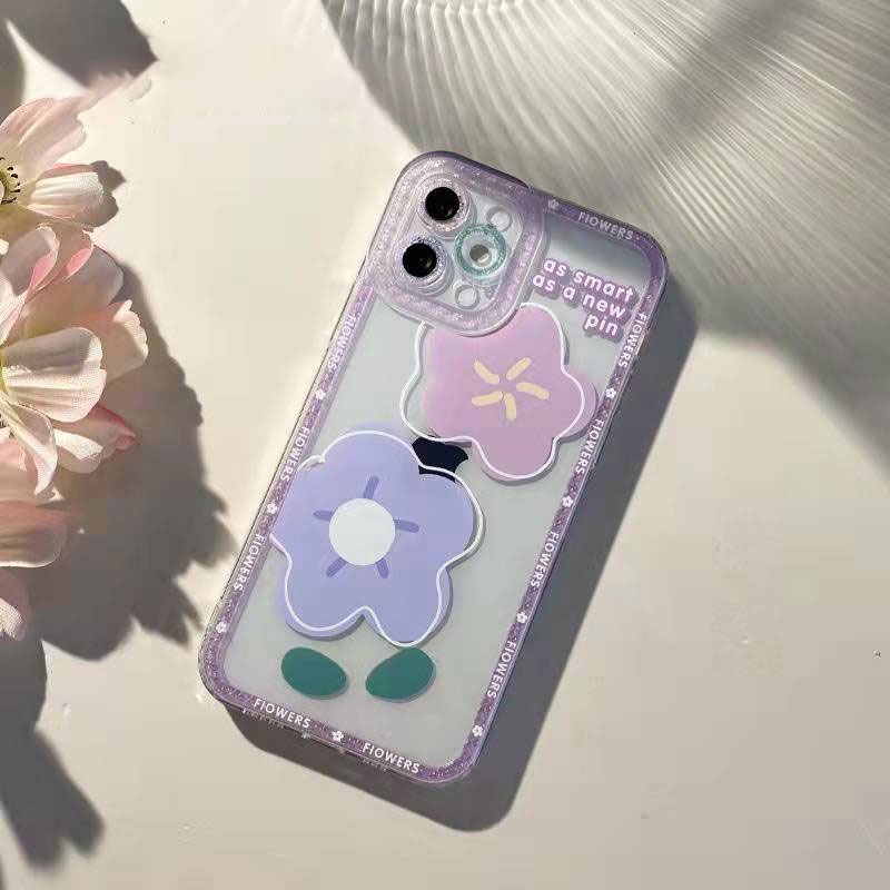 Soft case Silikon Transparan 13pro 13prm Motif Kartun Untuk iphone 11 12pro MAX 7p 8p XS MAX Xr 11 MAX 7se-se20207se-se