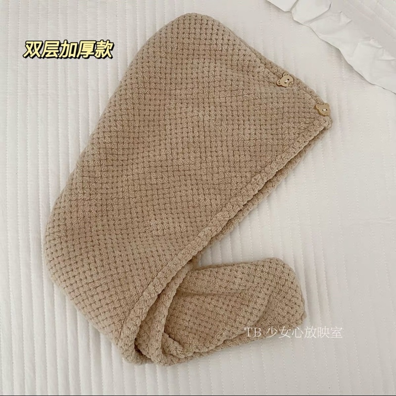 [044] Handuk Keramas (A), Handuk keramas bahan microfiber, handuk pengering rambut