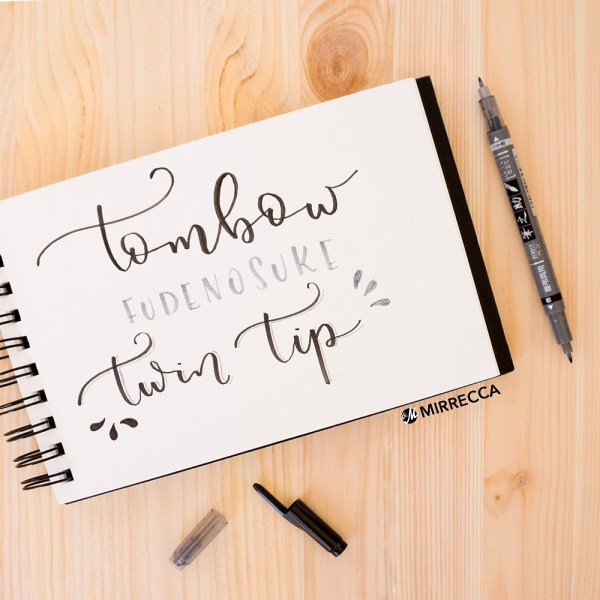 

Tombow Fudenosuke Brush Pen Soft Hard Twin Tip (Kaligrafi Calligraphy / Writing Lettering) CV4