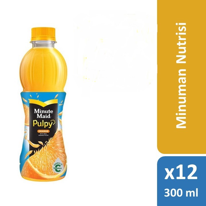

Minute Maid Pulpy Orange Pet 300 ml x 12 (1 Case)