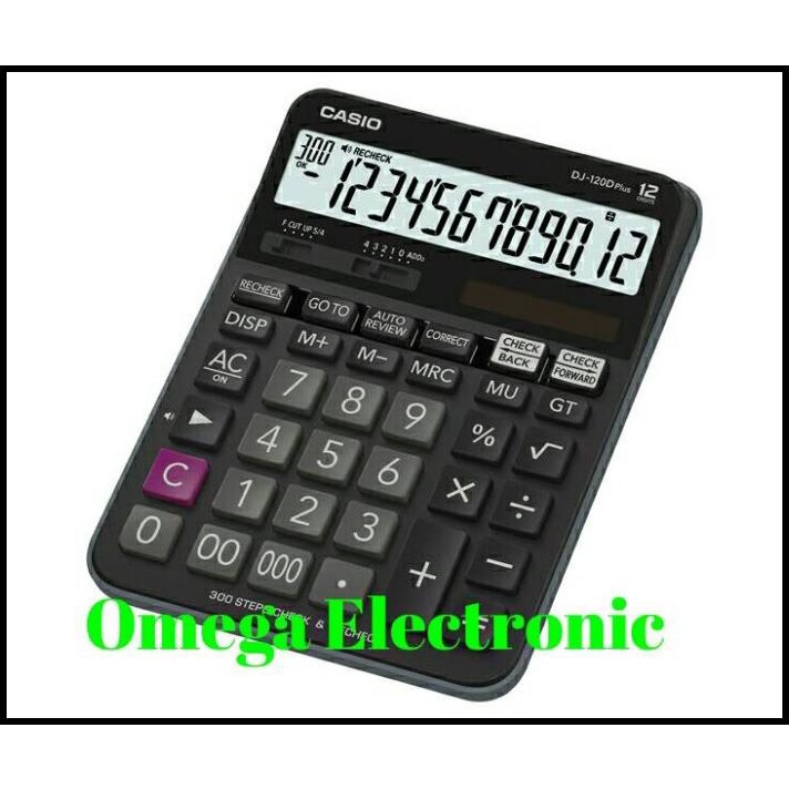 

Casio Calculator Dj 120D Plus - Check & Correct Kalkulator Desktop