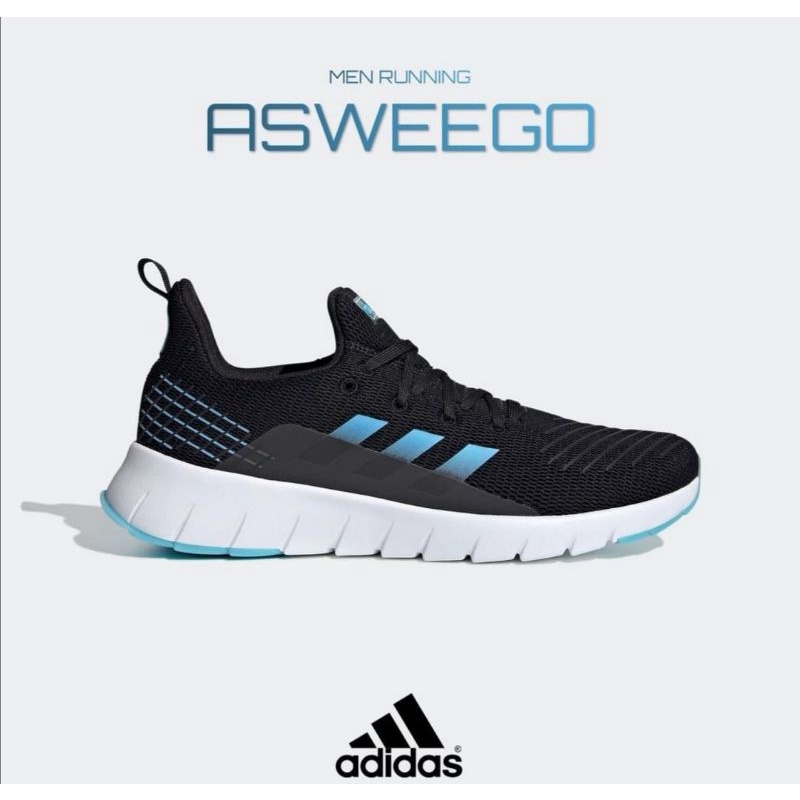 Size 43 Sepatu Lari Adidas Asweego Original