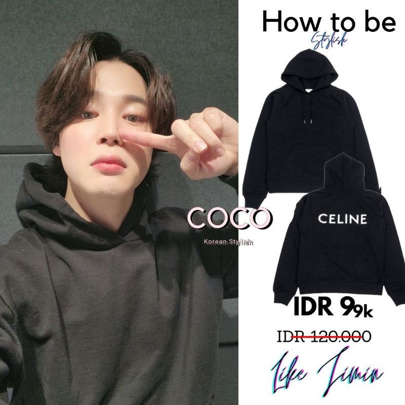 hoodie jimin bts konser permission to dance cellinee belakang