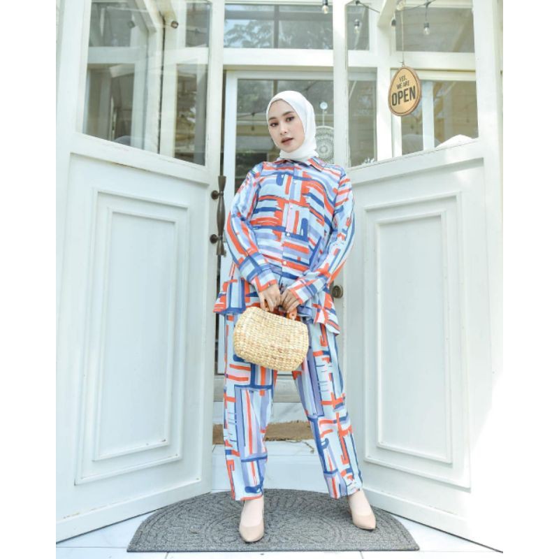 VANISA ONE SET (VG) fashion shopeehaul fashionwanita gamis