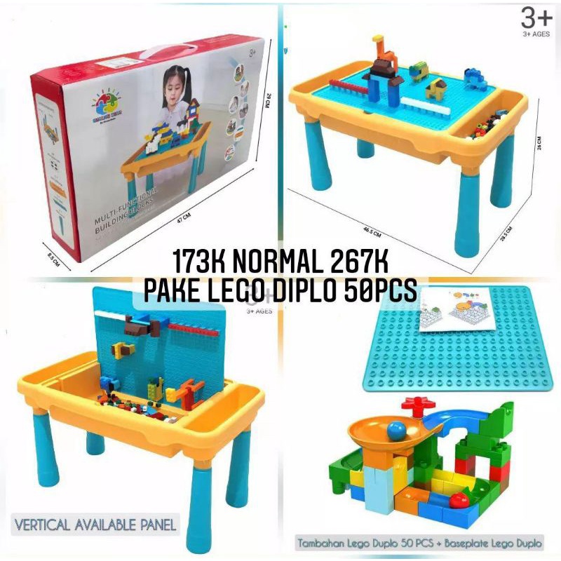 meja lego set original diecastindo