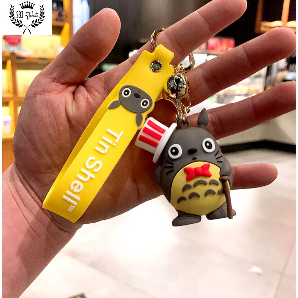 Gantungan kunci aksesoris Tas keychain karakter Totoro