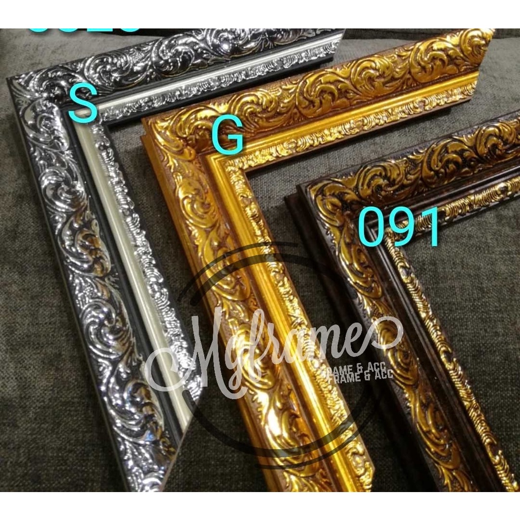 BATANGAN PIGURA TYPE S 582  LEBAR 5.8CM/BATANGAN FRAME/LIS PLAFON/3 METER