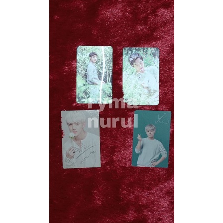 FOR SALE PHOTOCARD EXO OFFICIAL X NATURE REPUBLIC - Lenticular PC (harga murah)