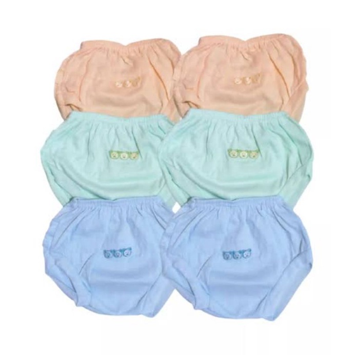 PROMO 6 PCS CELANA BAYI PEREMPUAN MODEL RENDA/ CEALAN BAYI PENDEK MODEL RENDA SETENGAH LUSIN MURAH