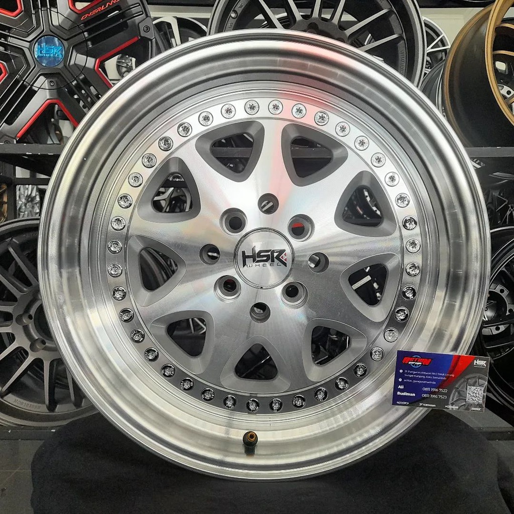 velg celong ring 16 hsr [HSR BAVARIA COCOK UNTUK MOBIL HONDA JAZZ ,BRIO ,AGYA AYLA