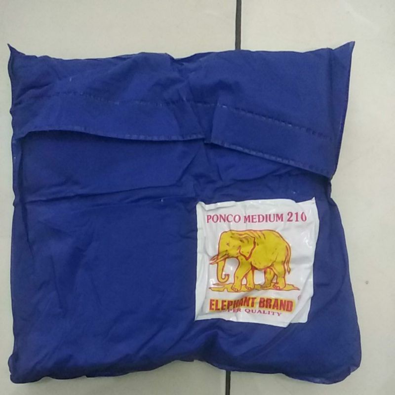 Jas hujan model ponco merk elephant gajah All Size