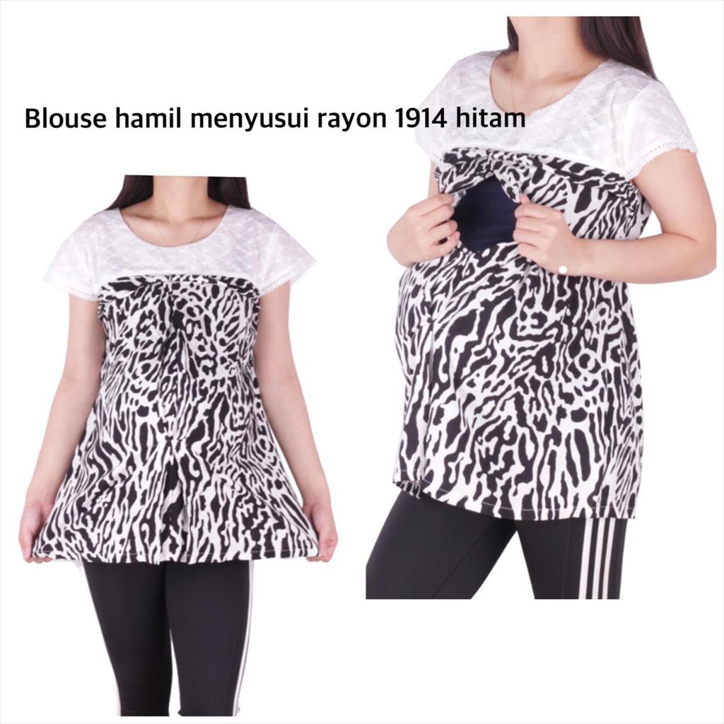 Blouse Hamil Menyusui Rayon 1914 All Varian