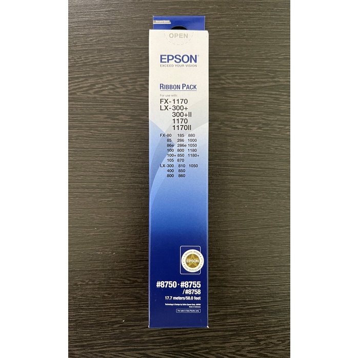 Refill Pita Epson Ribbon Pack LX-300 LX-310 Original (8750 8755 8758)