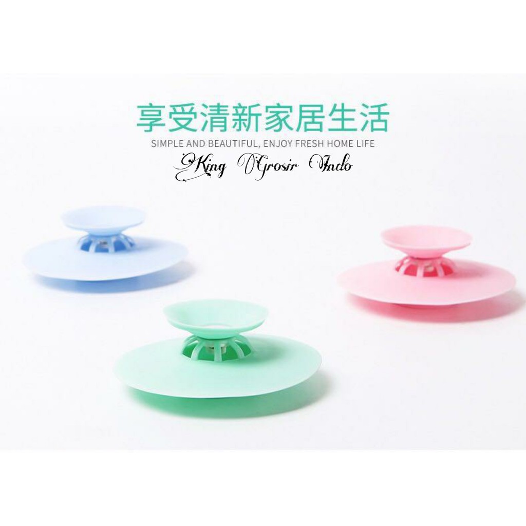 Penutup Saluran Air Silicone / Bathtub Drain Sink Water Stopper