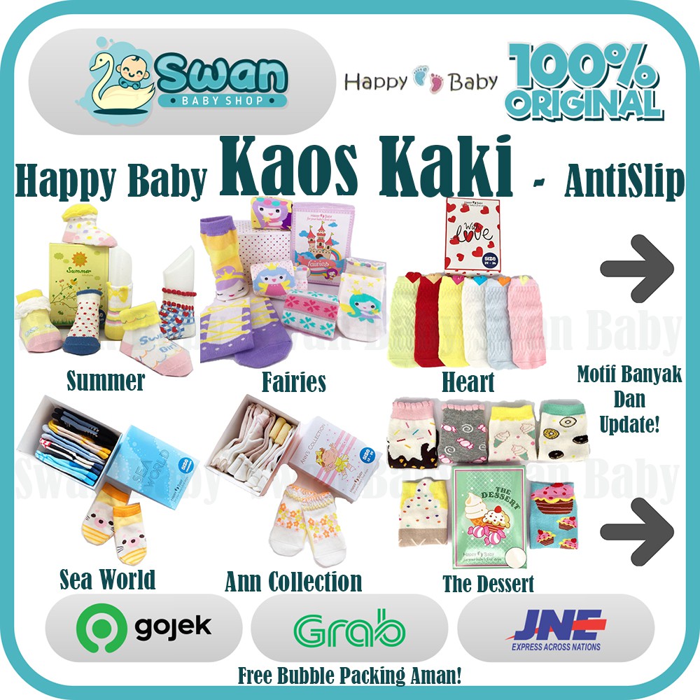 Happy Baby Socks / Kaos Kaki Happy Baby / Kaos Kaki Bayi dan Anak - PART 1