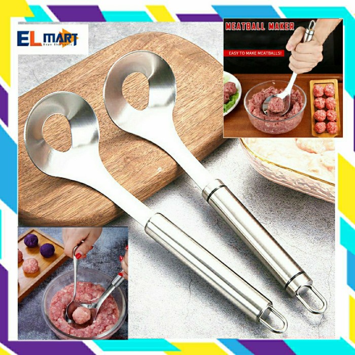 Cetakan Bakso Bahan Stainless Steel Anti Lengket Meat Ball Maker CB01