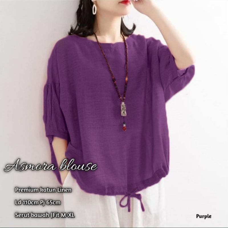 ASMORA BLOUSE BAJU WANITA TERBARU