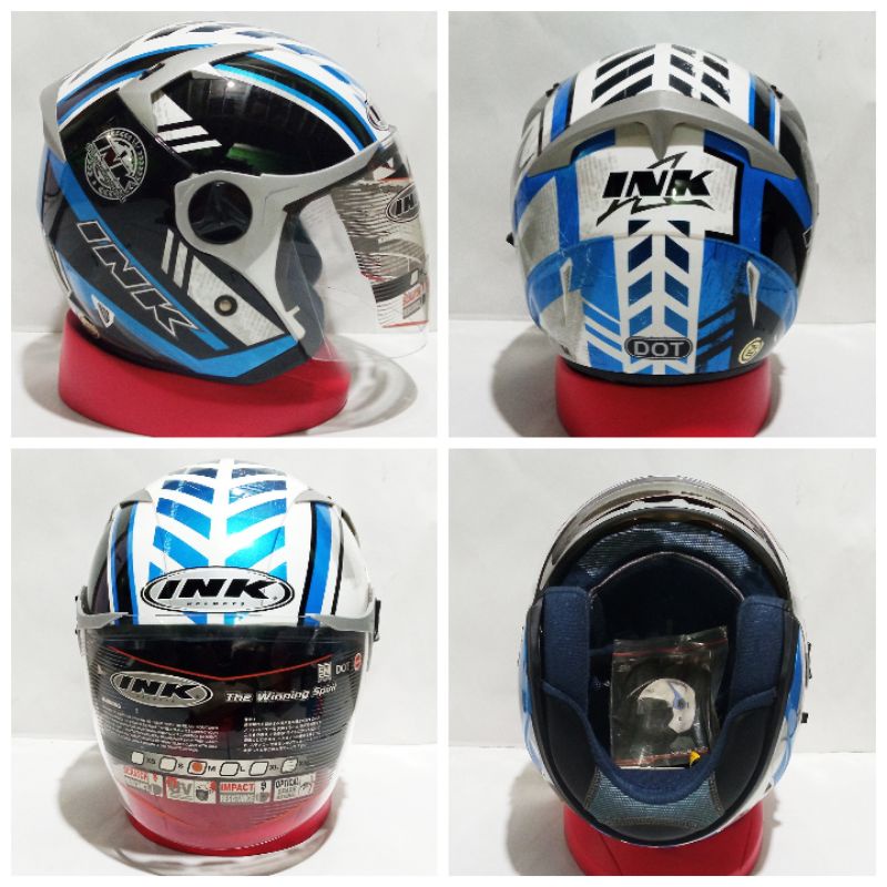 HELM INK ENZO DOUBLE VISOR