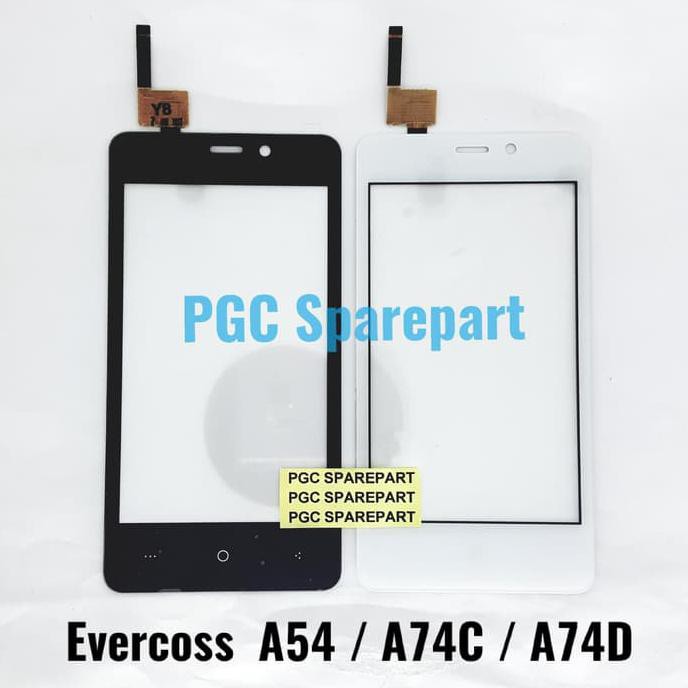 Touchscreen Original Touchscreen Evercoss A54 A74c A74d Layar Sentuh Ts Cross Putih Touchscreen Shopee Indonesia