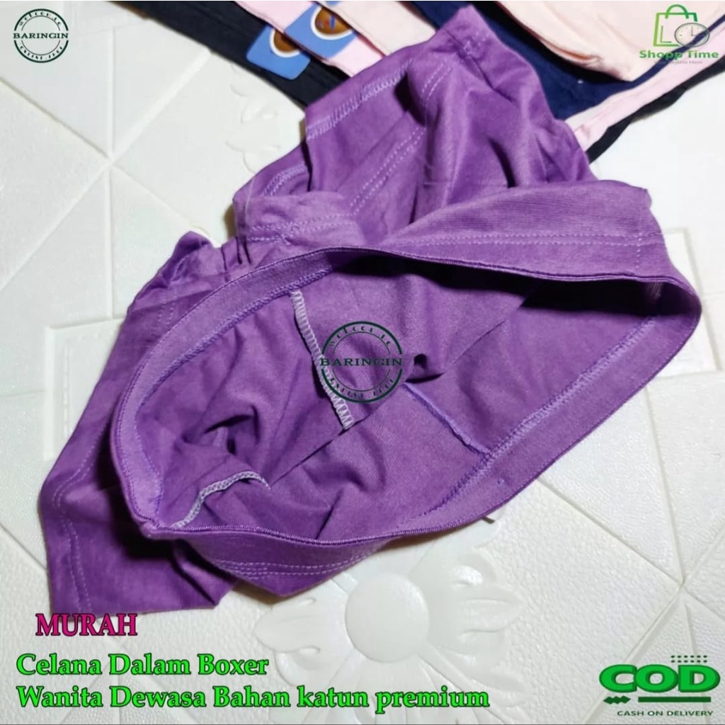 MURAH [ ISI 3 PCS ]-Boxer Wanita - Celana Dalam Wanita - Boxer Pants Wanita-Celana Short Wanita Segi Empat