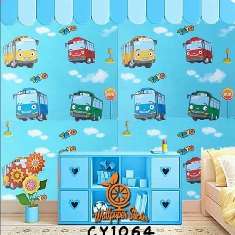 Wallpaper dindingmotif kekinian CY1064/wall sticker kere dan murah