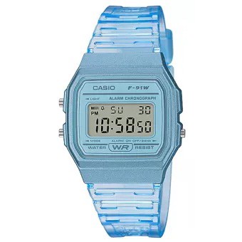 CASIO Original Digital F-91WS Series Jam Tangan Wanita - Resin