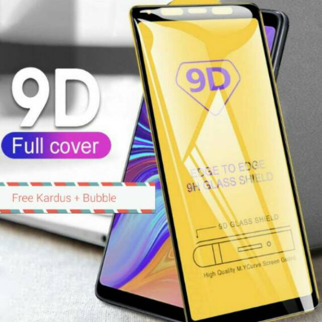 Antigores Samsung A50S Tempered glass Kaca full lem 5D 9D Screen protector High quality