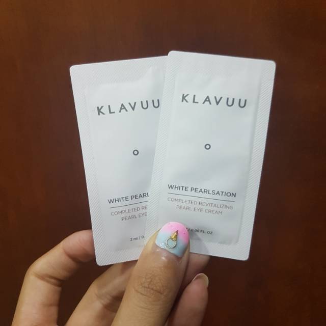(SACHET) klavuu white pearlsation eye cream 2ml sachet kecil
