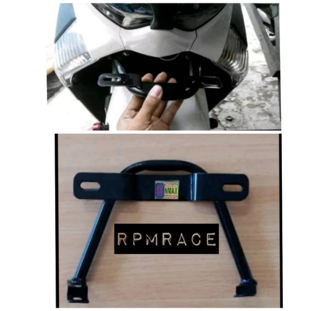 Dudukan Bracket Breket Plat Nomor Nmax Kumis Bawah Lamp Lampu