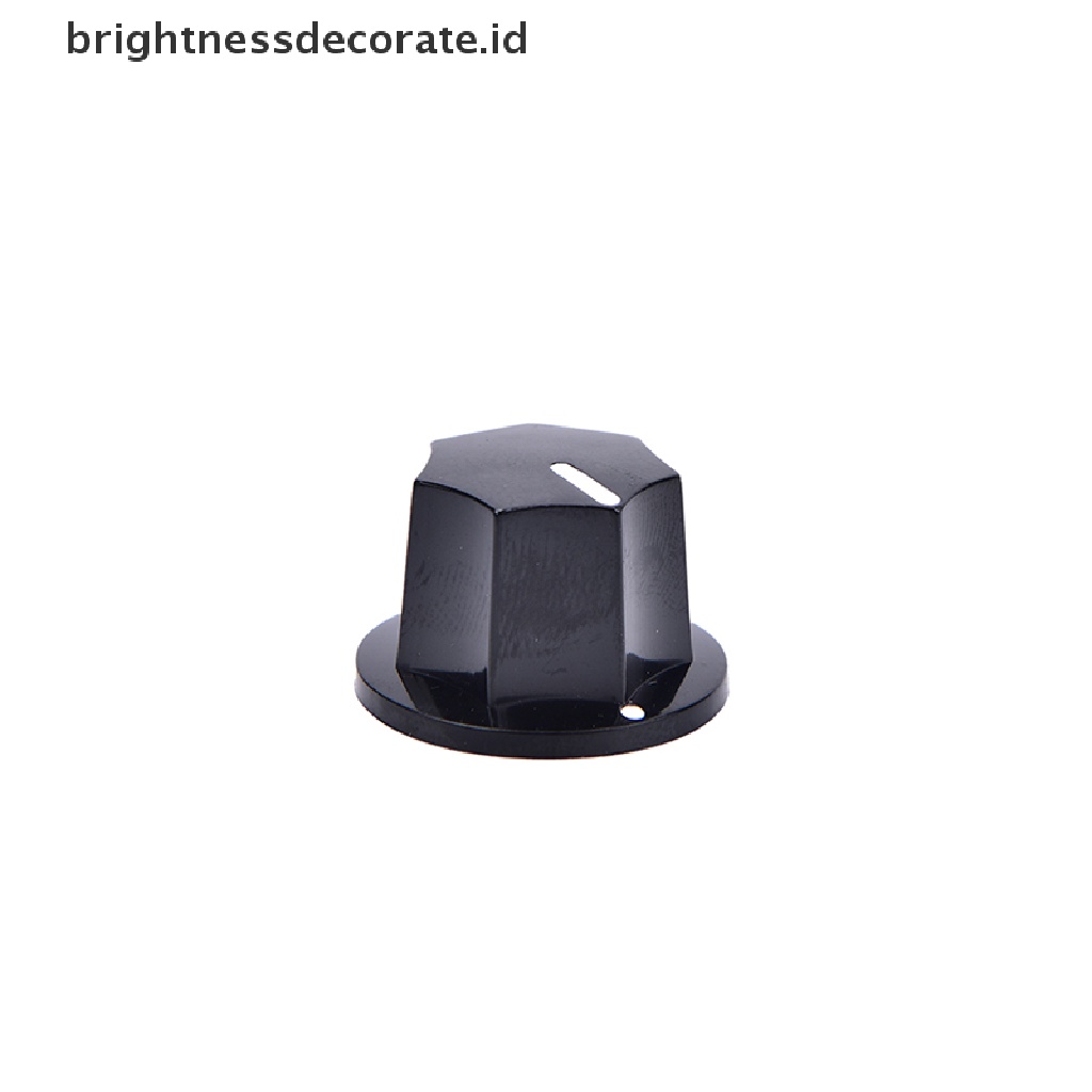 3pcs Knob Kontrol Volume Nada Bahan Plastik Warna Hitam Gaya Vintage Untuk Gitar Jazz