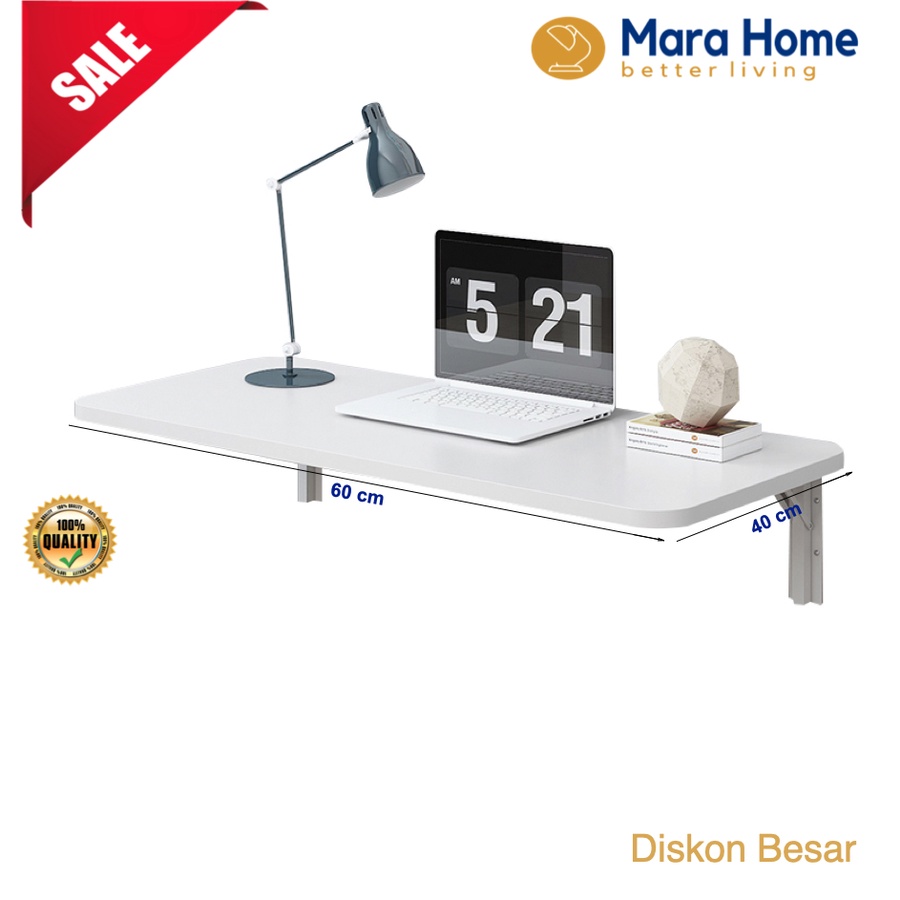 MEJA LIPAT DINDING/MEJA DINDING LIPAT/MEJA KOMPUTER MINIMALIS MARA101