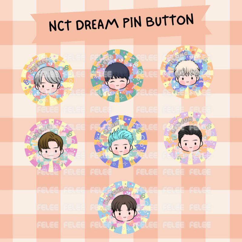 NCT DREAM PIN BUTTON