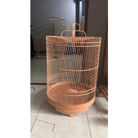 sangkar burung murai polos ruji miring