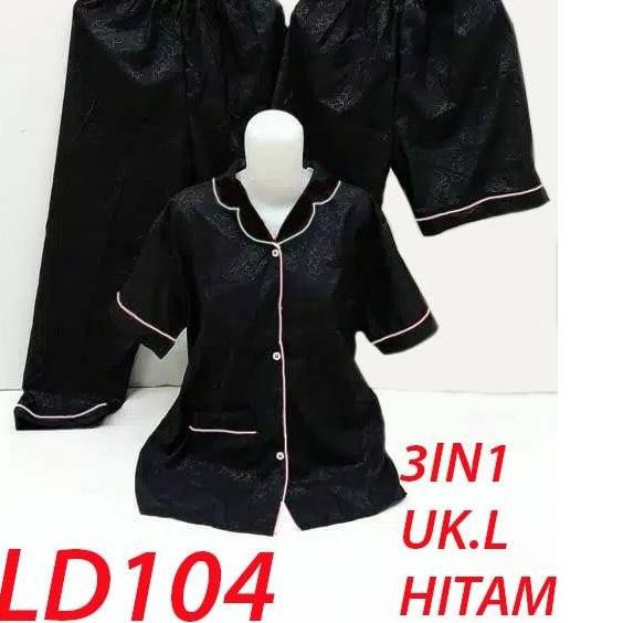 ► PIYAMA 3 IN 1 EMBOS DEWASA ۞