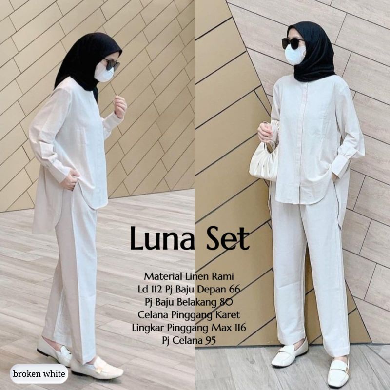 LUNA SET SETELAN WANITA TERBARU