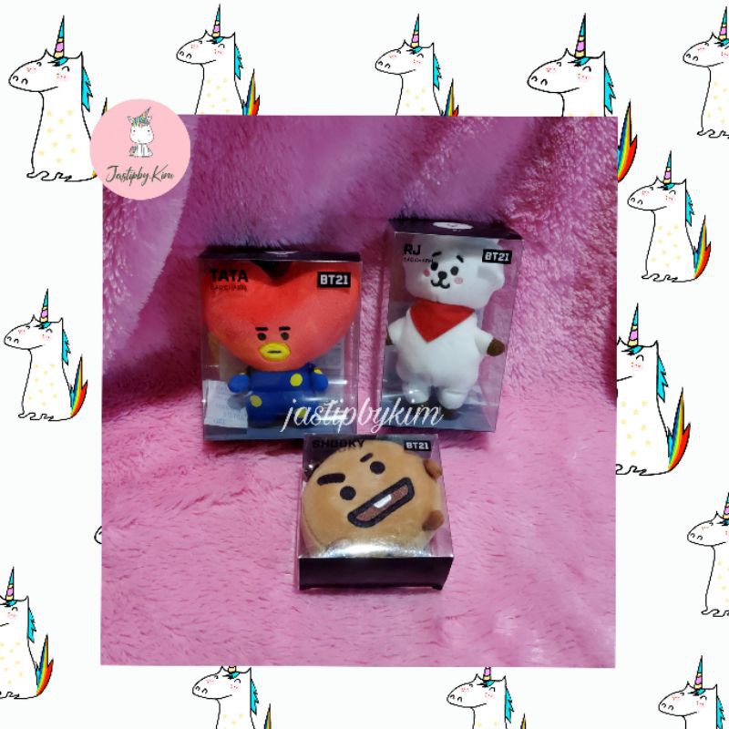Official Bag Charm BT21 RJ Shooky Tata Chimmy BTS