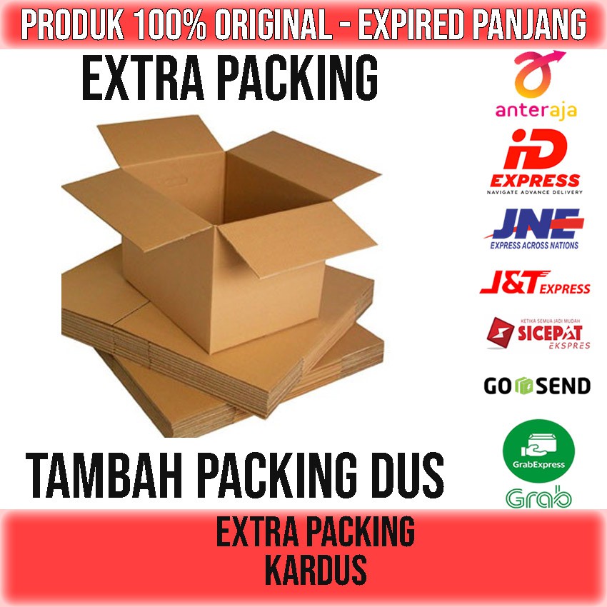 EXTRA DUS UNTUK MENGURANGI KERUSAKAN PAKET SAAT PENGIRIMAN