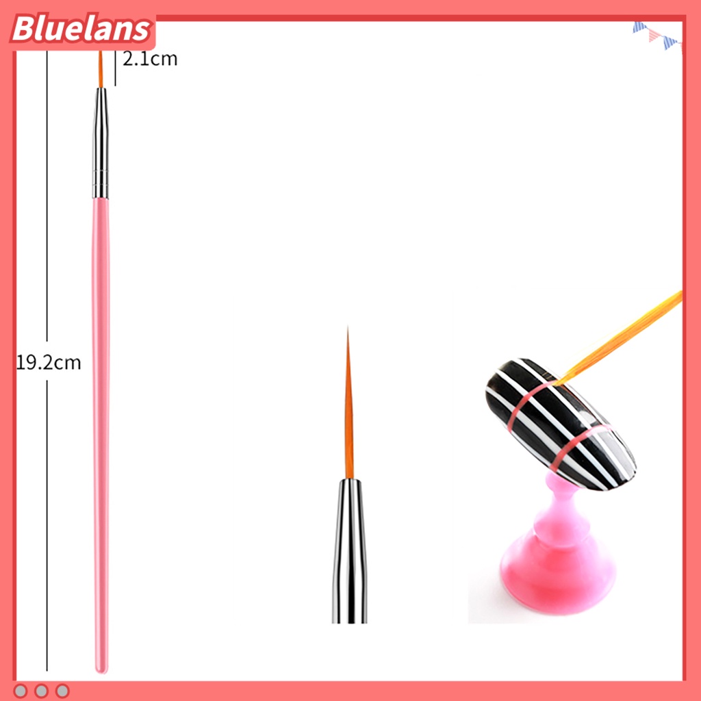 Bluelans 15Pcs / Set Pen Perawatan Kuku Bahan Plastik Ramah Kulit Untuk Manicure