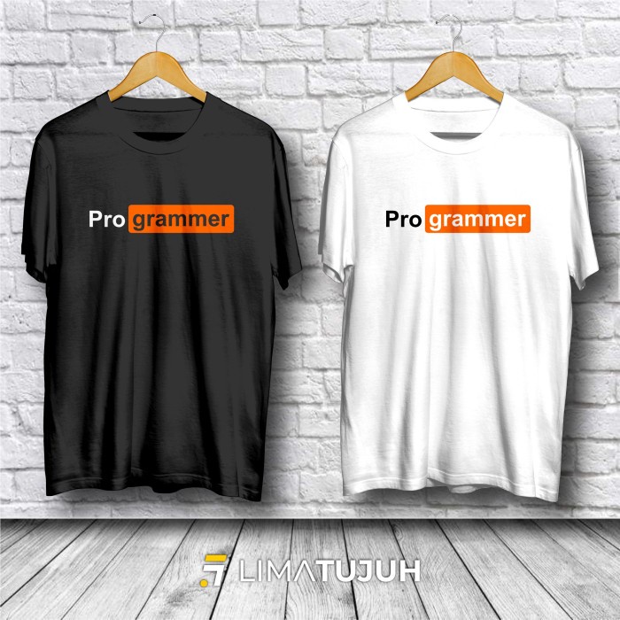 Kaos Programmer Logo Baju Distro